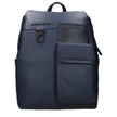 Piquadro Blauer Lederrucksack