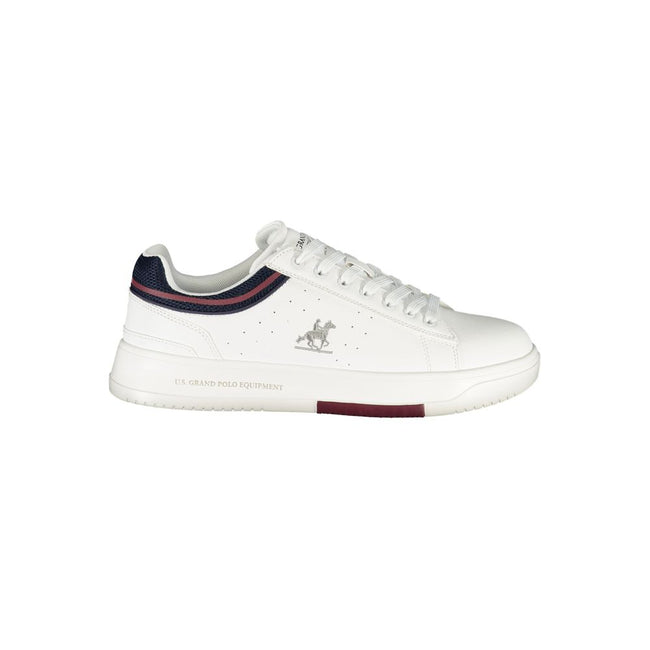 U.S. Grand Polo Herren-Sneaker aus weißem Polyurethan