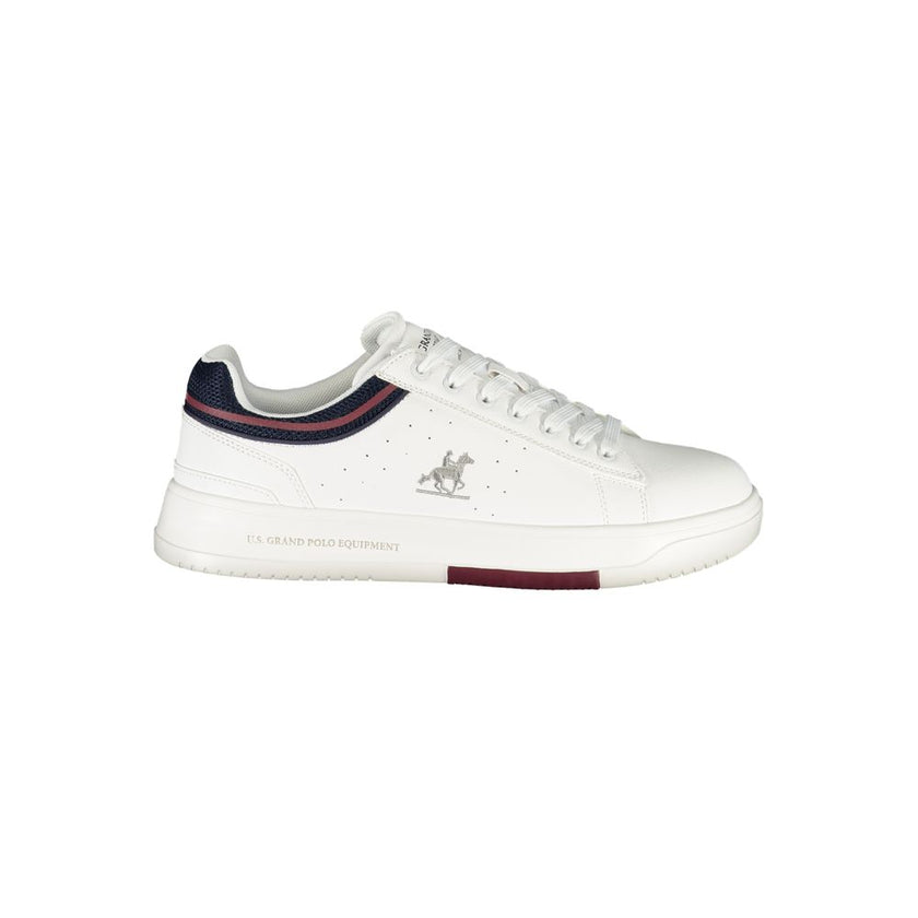 U.S. Grand Polo Herren-Sneaker aus weißem Polyurethan