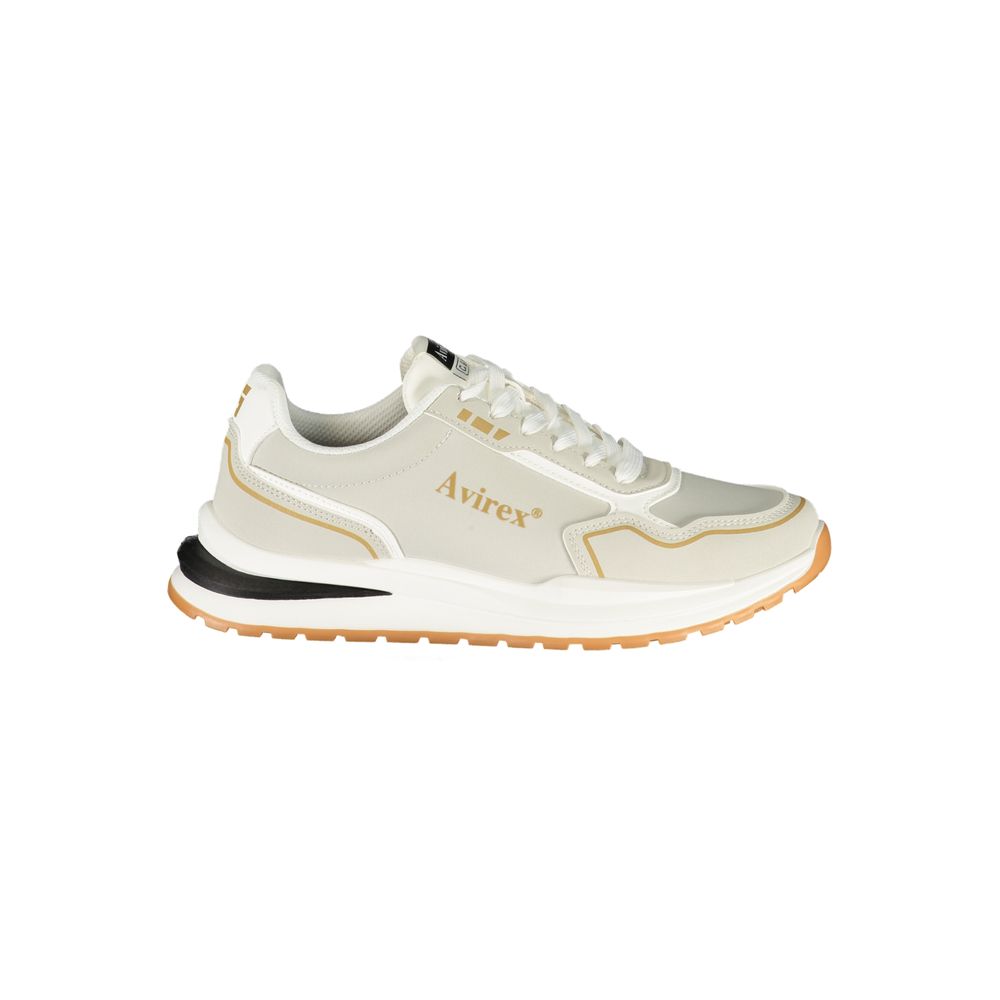 Avirex Grauer Sneaker aus Polyurethan für Herren