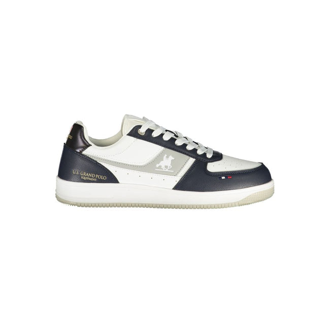 U.S. Grand Polo Herren-Sneaker aus weißem Polyurethan
