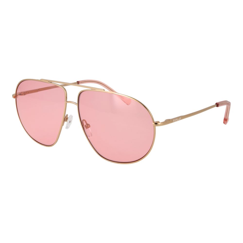 Replay Sonnenbrille aus Goldmetall