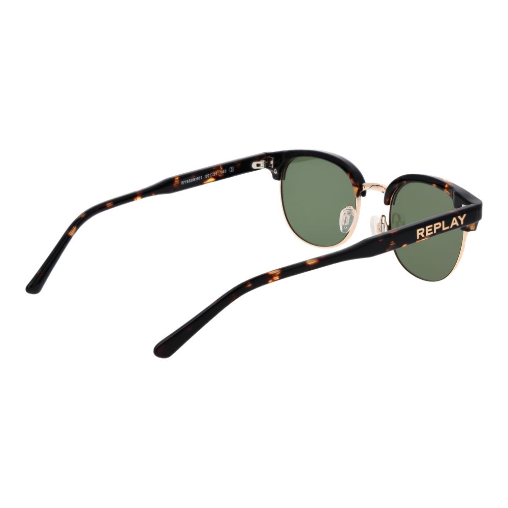 Replay Braune Sonnenbrille aus Metall