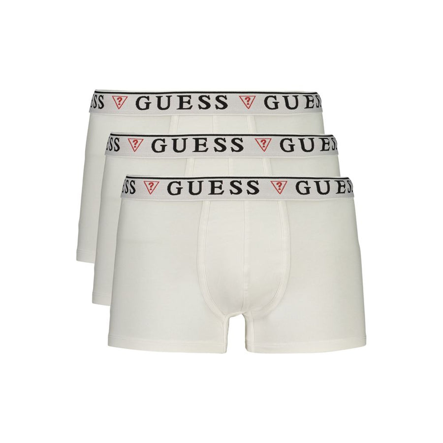 Guess Jeans Weiße Herren-Boxershorts aus Baumwolle
