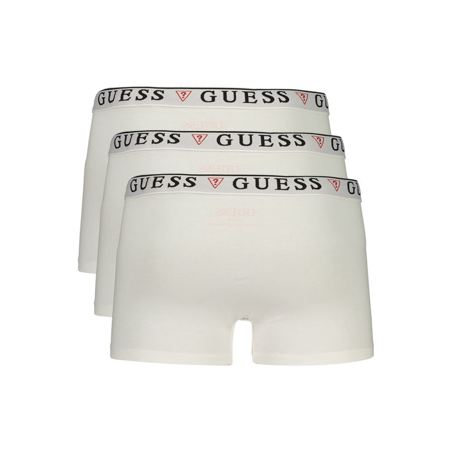 Guess Jeans Weiße Herren-Boxershorts aus Baumwolle