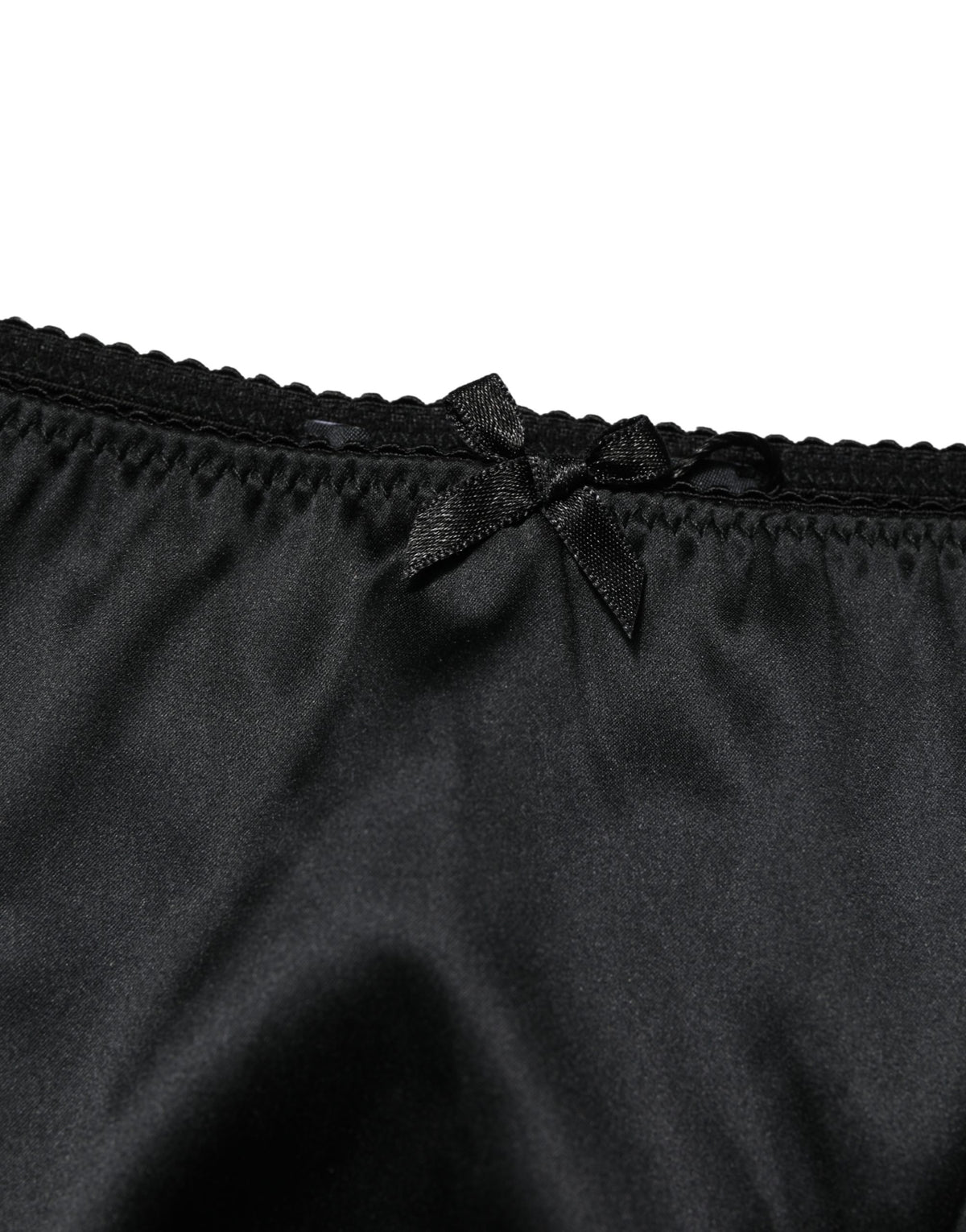 Dolce & Gabbana Black Stretch-Silk Mid-Rise Briefs