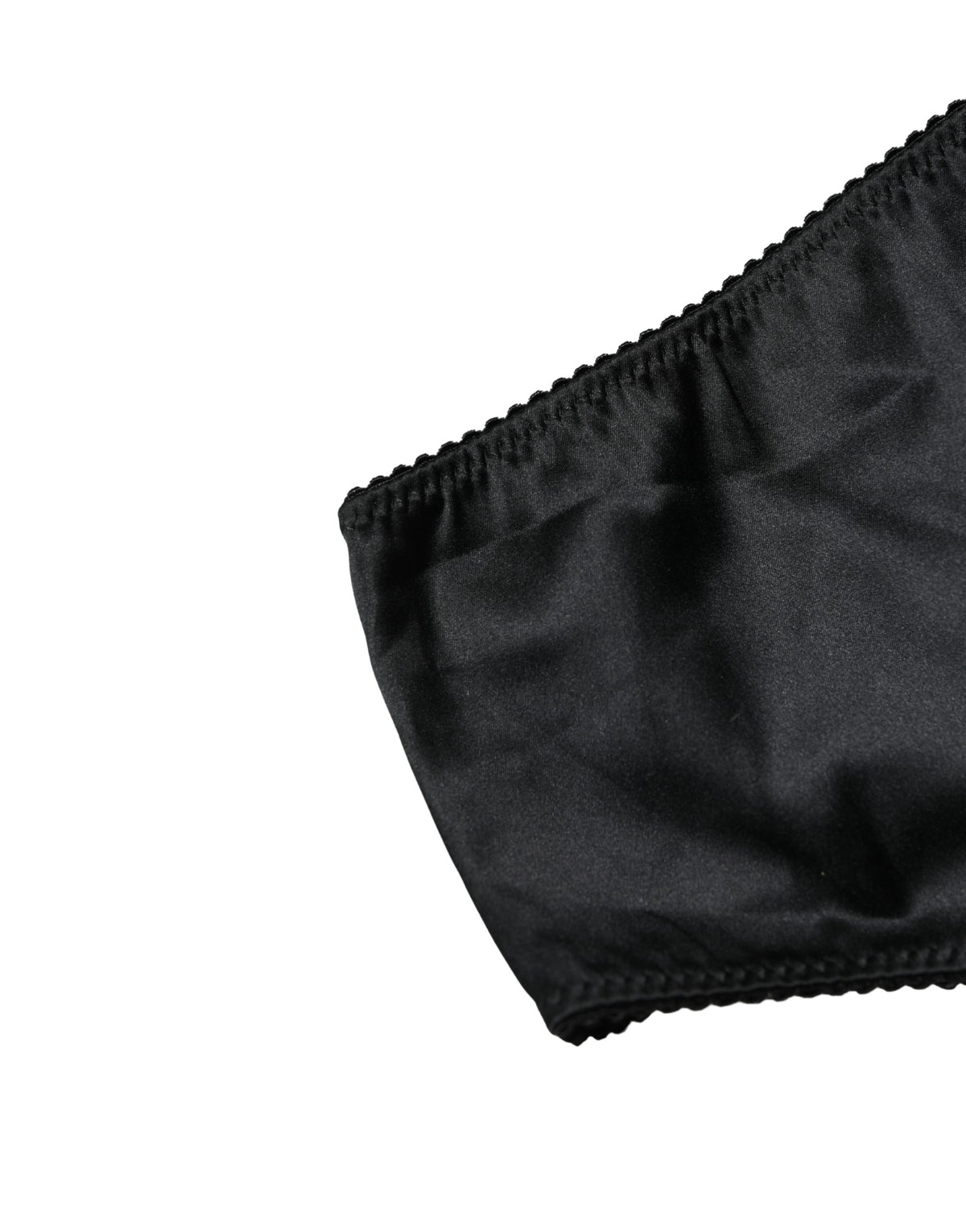 Dolce & Gabbana Black Stretch-Silk Mid-Rise Briefs