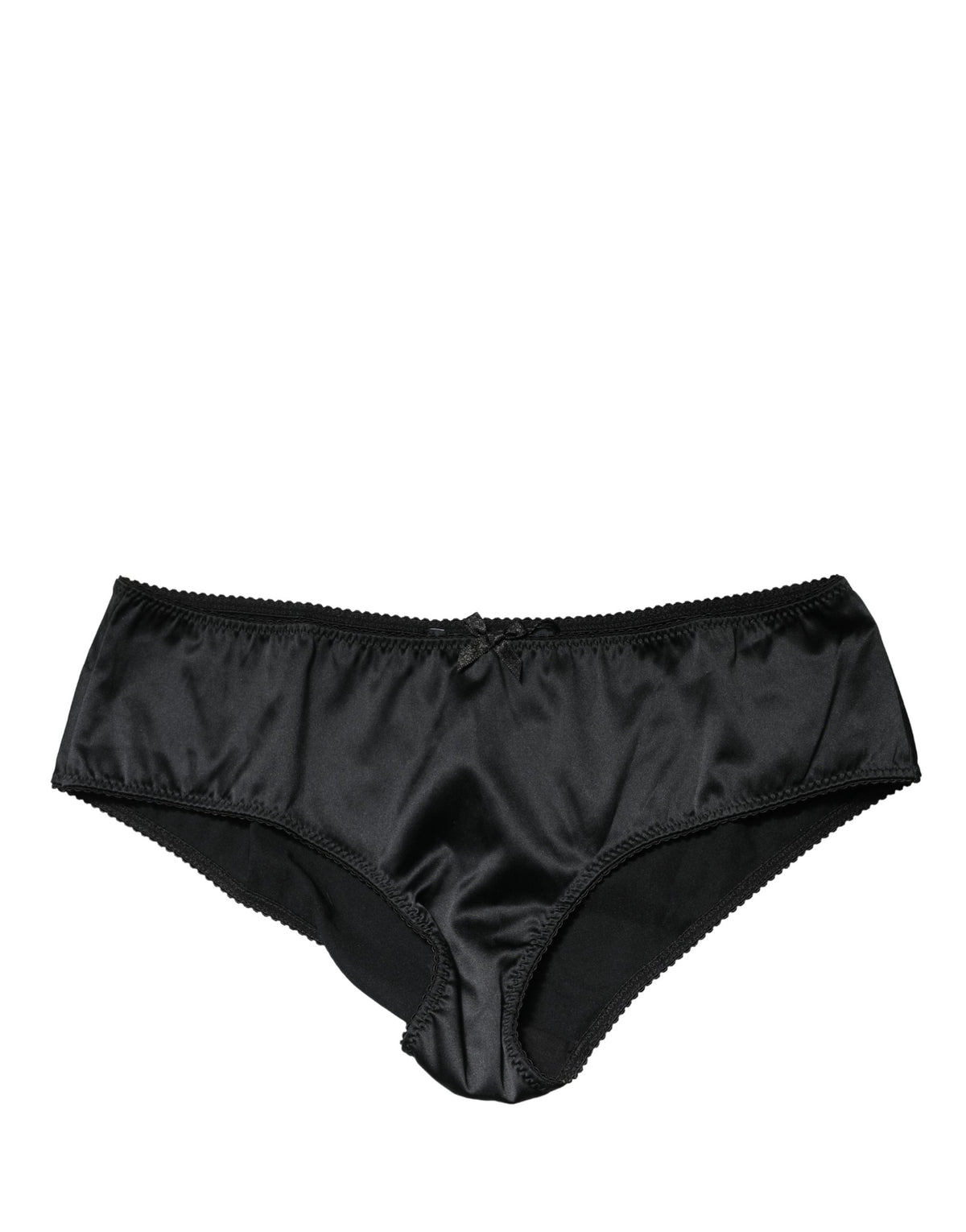 Dolce & Gabbana Black Stretch-Silk Mid-Rise Briefs