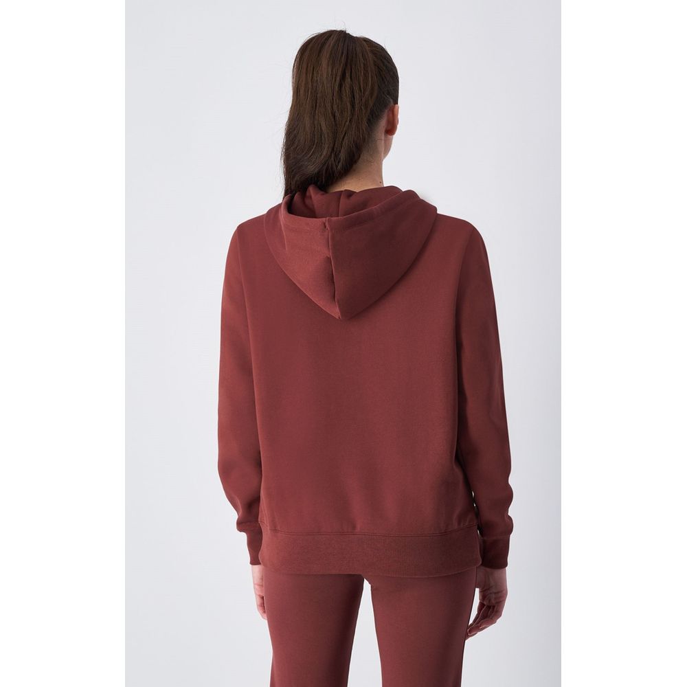 Champion Burgunderrotes Baumwoll-Sweatshirt