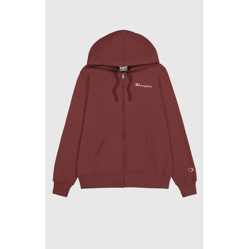 Champion Burgunderrotes Baumwoll-Sweatshirt