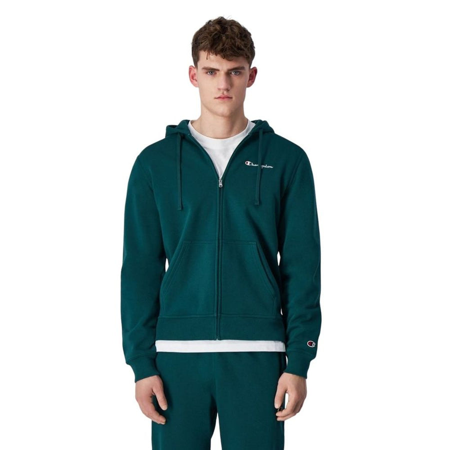 Champion Grüner Baumwoll-Sweatshirt