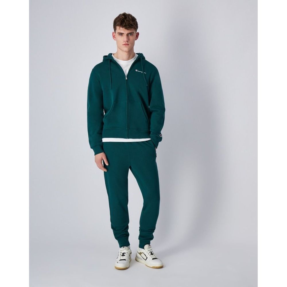 Champion Grüner Baumwoll-Sweatshirt