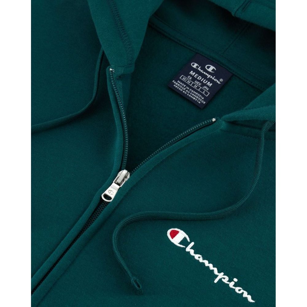 Champion Grüner Baumwoll-Sweatshirt