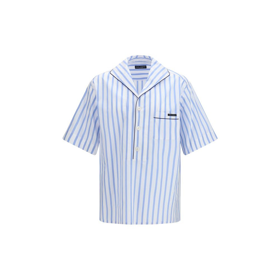 Dolce & Gabbana Mehrfarbiges Hemd aus Baumwolle mit Muster