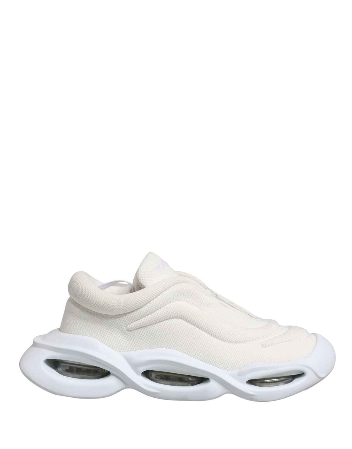Dolce & Gabbana White Slip-On Wave Low-Top Sneakers Shoes