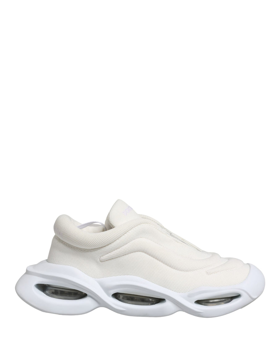 Dolce & Gabbana White Slip-On Wave Low-Top Sneakers Shoes