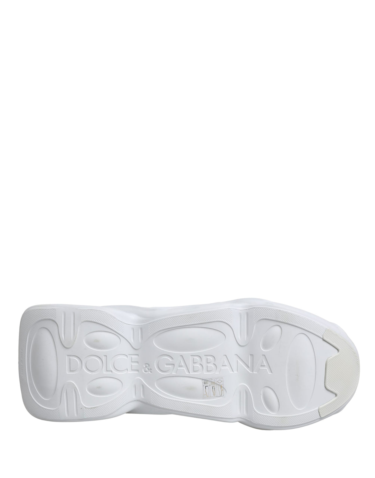 Dolce & Gabbana White Slip-On Wave Low-Top Sneakers Shoes