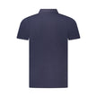 Norway 1963 Blaues Baumwoll-Poloshirt für Herren
