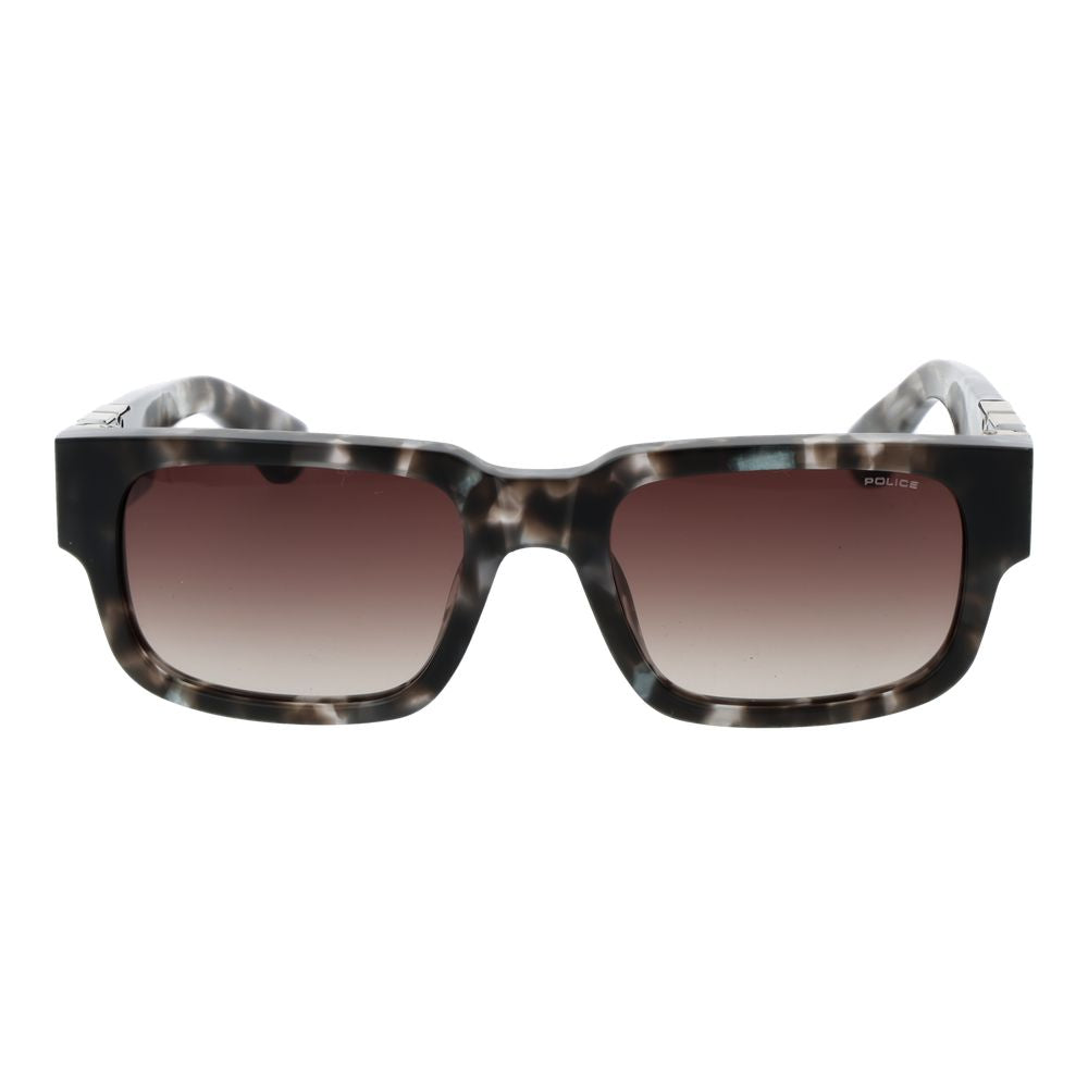 Police Sonnenbrille aus grauem Celluloseacetat