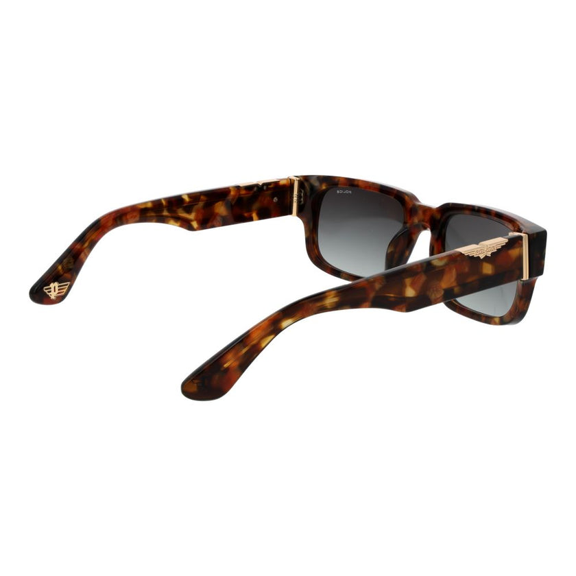 Police Sonnenbrille aus braunem Celluloseacetat
