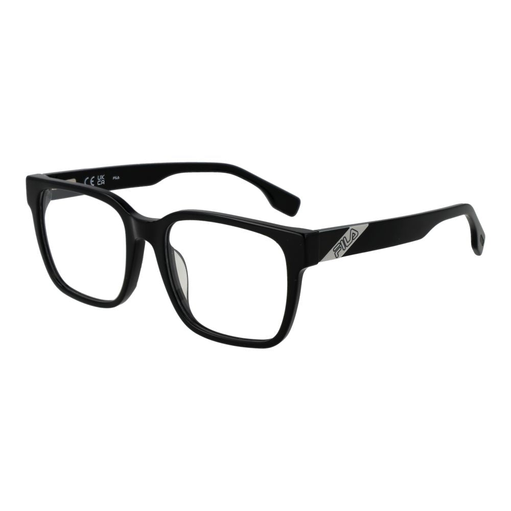 Fila Brille mit schwarzen Cellulose-Acetat-Gestellen
