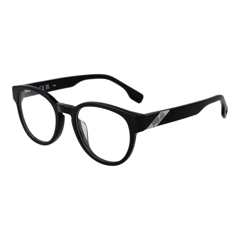 Fila Brille mit schwarzen Cellulose-Acetat-Gestellen