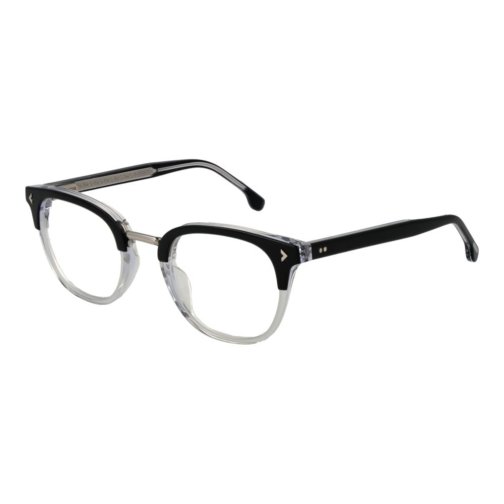 Lozza-Brille mit schwarzen Celluloseacetat-Gestellen