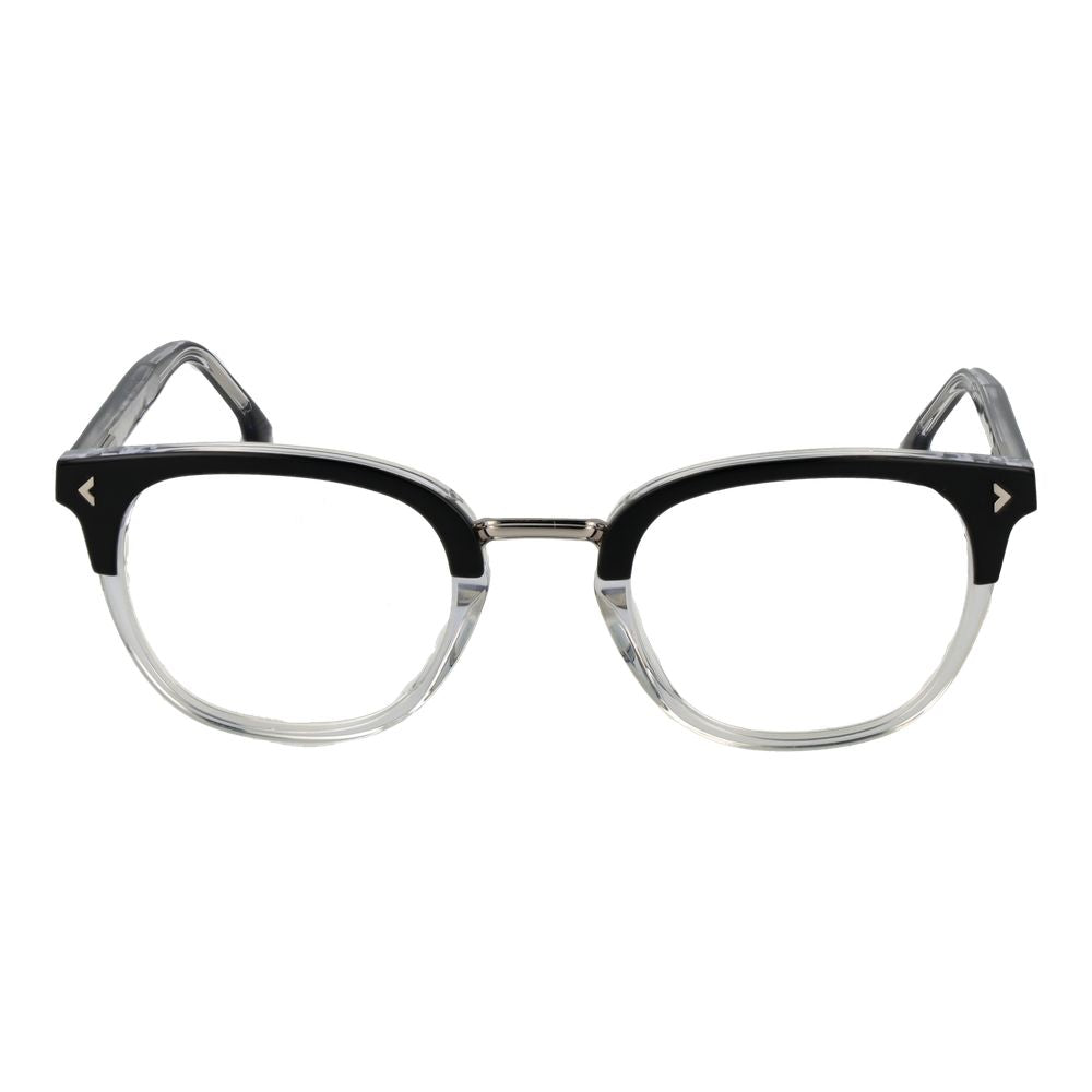 Lozza-Brille mit schwarzen Celluloseacetat-Gestellen