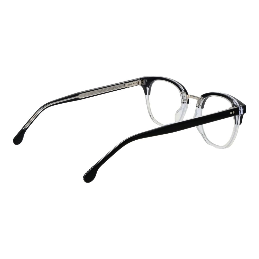 Lozza-Brille mit schwarzen Celluloseacetat-Gestellen