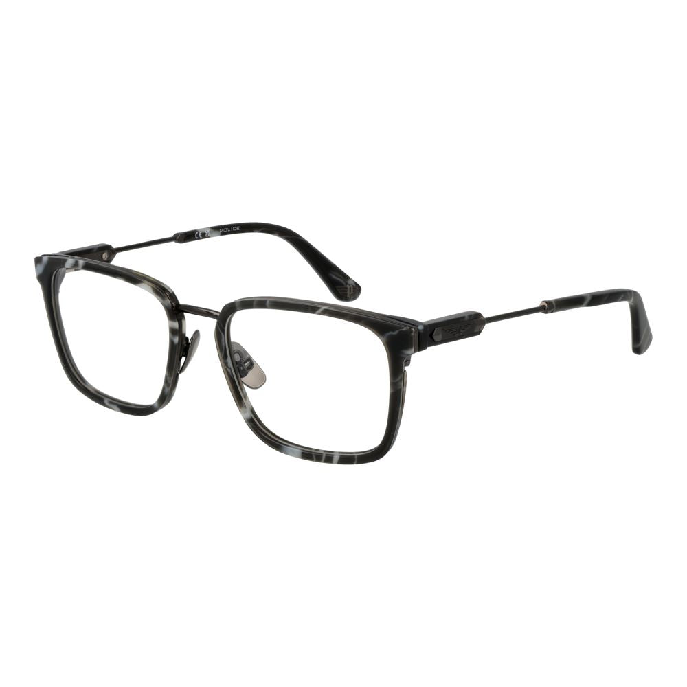 Police Graue Metallbrille (Gestell)