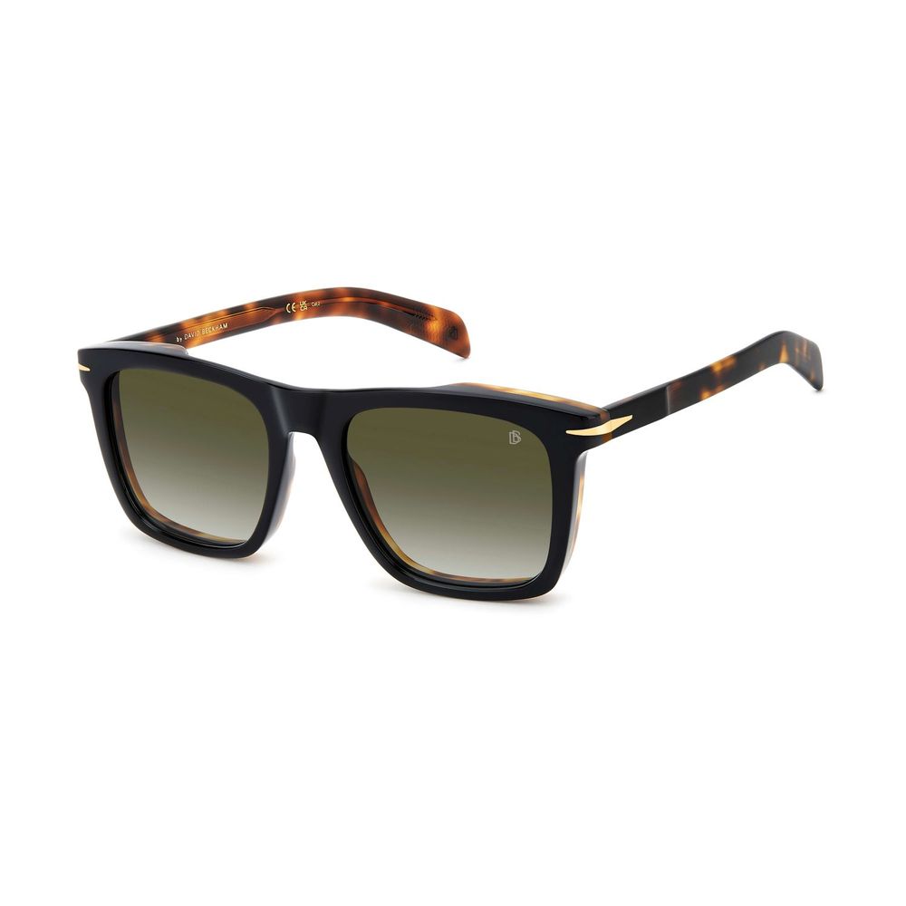David Beckham Schwarze Sonnenbrille aus Kunststoff
