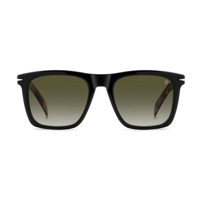 David Beckham Schwarze Sonnenbrille aus Kunststoff