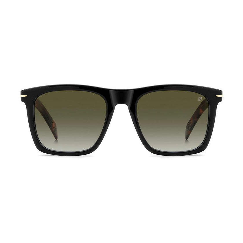 David Beckham Schwarze Sonnenbrille aus Kunststoff