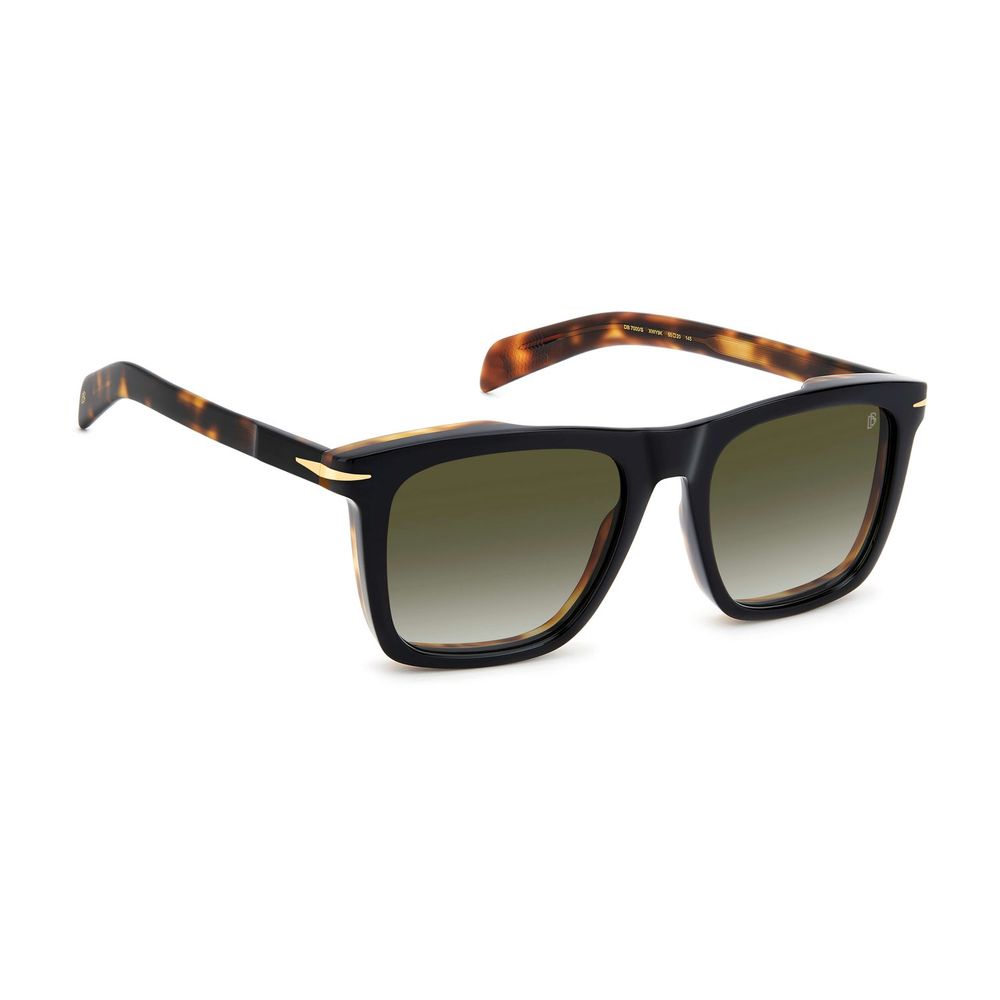 David Beckham Schwarze Sonnenbrille aus Kunststoff