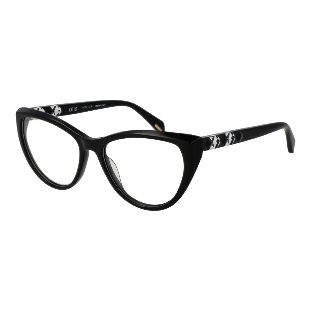 Police Schwarze Kunststoffbrille (Gestell)