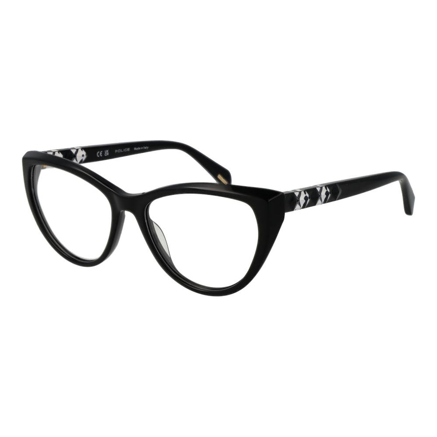 Police Schwarze Kunststoffbrille (Gestell)