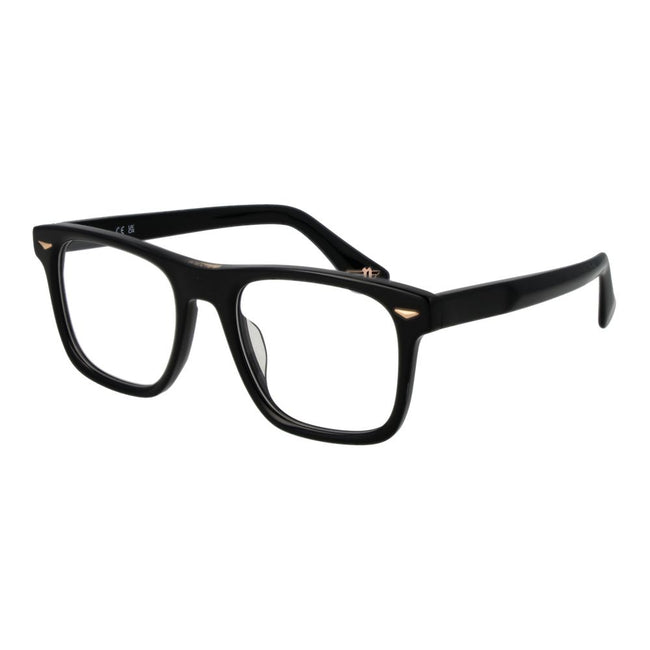 Police Brille mit schwarzen Cellulose-Acetat-Gestellen
