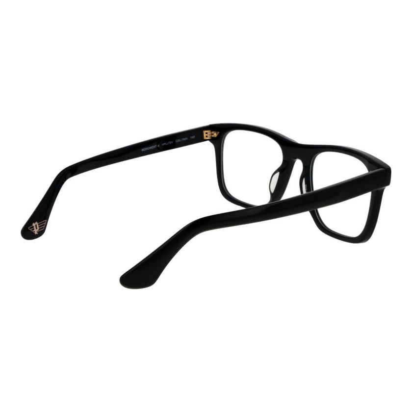 Police Brille mit schwarzen Cellulose-Acetat-Gestellen