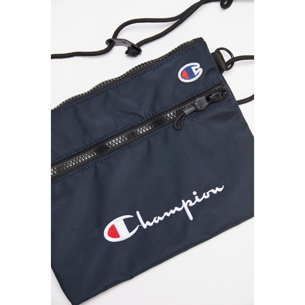 Champion Kartenetui aus blauem Polyester