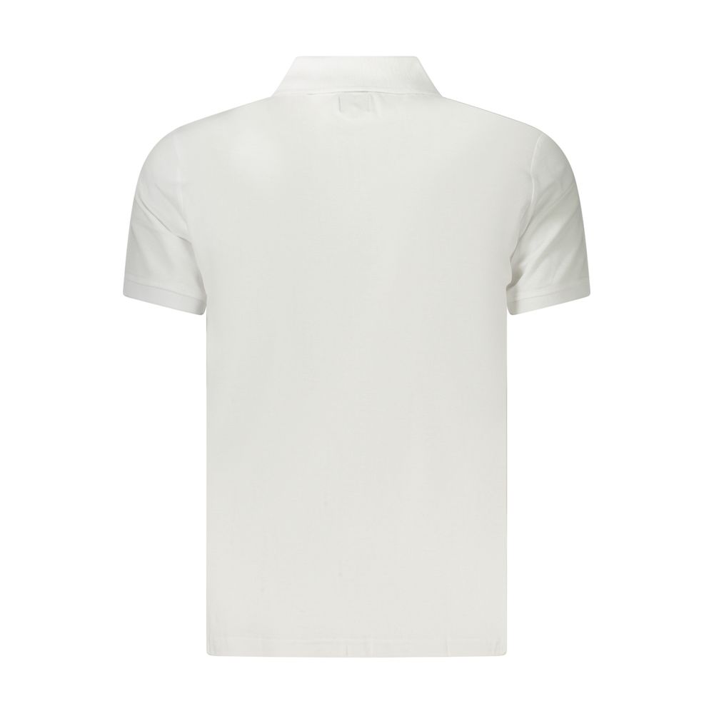 U.S. Grand Polo Weißes Herren-Poloshirt aus Baumwolle