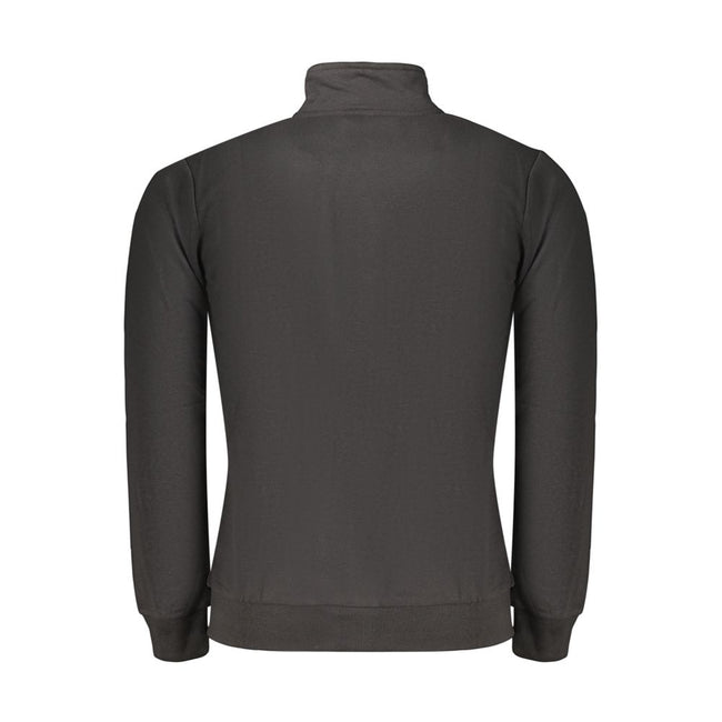 U.S. Grand Polo Schwarzer Baumwoll-Sweatshirt