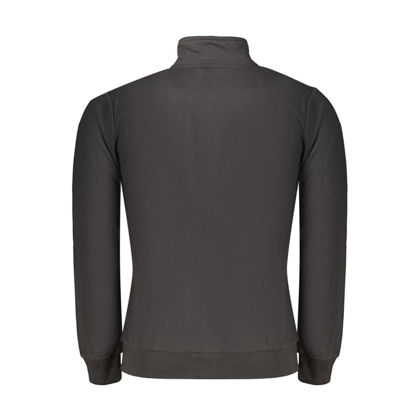 U.S. Grand Polo Schwarzer Baumwoll-Sweatshirt