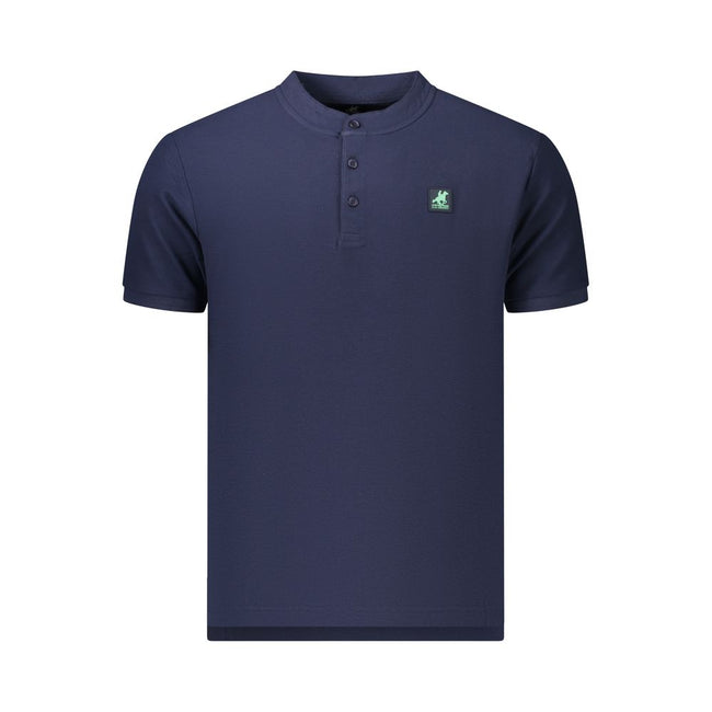 U.S. Grand Polo Blaues Baumwoll-Poloshirt für Herren