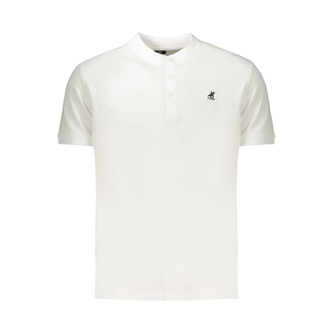 U.S. Grand Polo Weißes Herren-Poloshirt aus Baumwolle