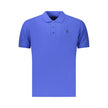 U.S. Grand Polo Blaues Baumwoll-Poloshirt für Herren