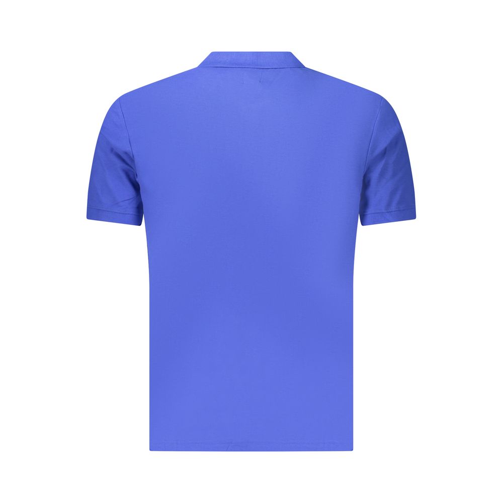 U.S. Grand Polo Blaues Baumwoll-Poloshirt für Herren