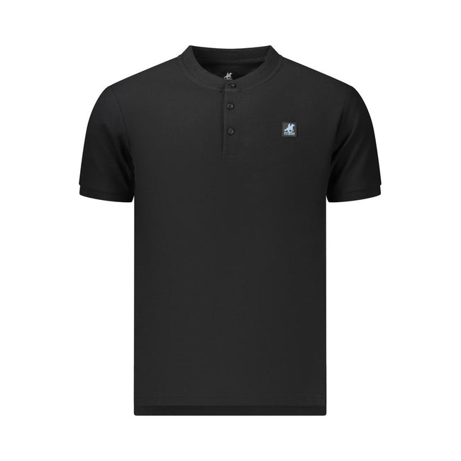 U.S. Grand Polo Schwarzes Herren-Poloshirt aus Baumwolle