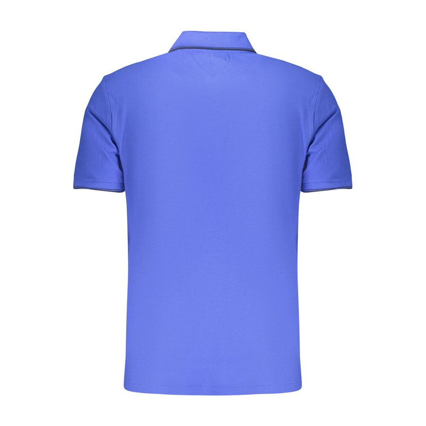 U.S. Grand Polo Blaues Baumwoll-Poloshirt für Herren