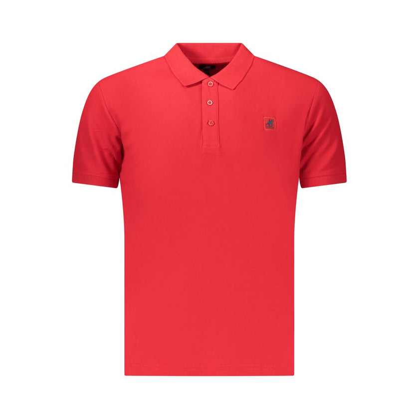 U.S. Grand Polo Rotes Baumwoll-Poloshirt für Herren