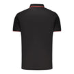 U.S. Grand Polo Schwarzes Baumwoll-Poloshirt für Herren